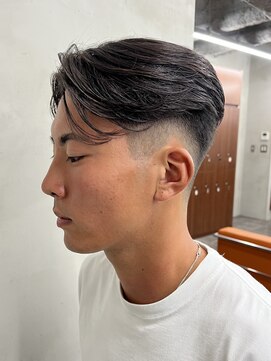 ニコ トウキョウ 渋谷(nico TOKYO) メンズセンターパートニュアンスパーマ毛流れ縮毛矯正刈り上げ