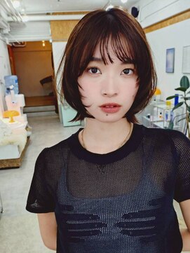 ポーチバイハニー オモテサンドウ(PORCH by HONEY omotesando) ハッシュボブ/レイヤーカット/ココアブラウン/韓国レイヤー2