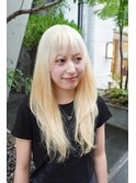 抜きっぱなしブロンド×レイヤーカット