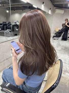 ネアー 新潟(NEER) くびれヘア/ミディアムヘア/ダブルカラー/艶カラー／新潟