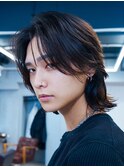 メンズボブメンズミディアムパーマニュアンスパーマルーズパーマ