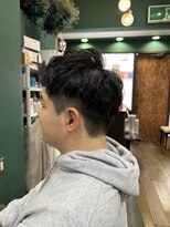 ヘアーラウンジ エゴ(Hair Lounge EGO) メンズニュアンスパーマ 武蔵新城美容室EGOメンズカット松波光男