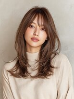 ルシードスタイル グローバルディー 稲毛店(LUCIDO STYLE GLOBAL.D)&nbsp;レイヤーロング20代30代40代レイヤーカット韓国ボブ顔周り稲毛