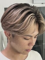 ノード(NODE) メンズカラーセンターパートバレイヤージュ名古屋駅栄駅