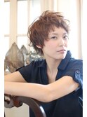 大人カジュアルショート
