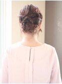 [K-two銀座]ねじり三つ編み夏のヘアアレンジ