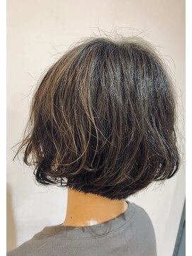 ネオリーブギンザ 銀座店(Neolive GINZA) ショートボブ☆パーマ ハイライト☆銀座美容室