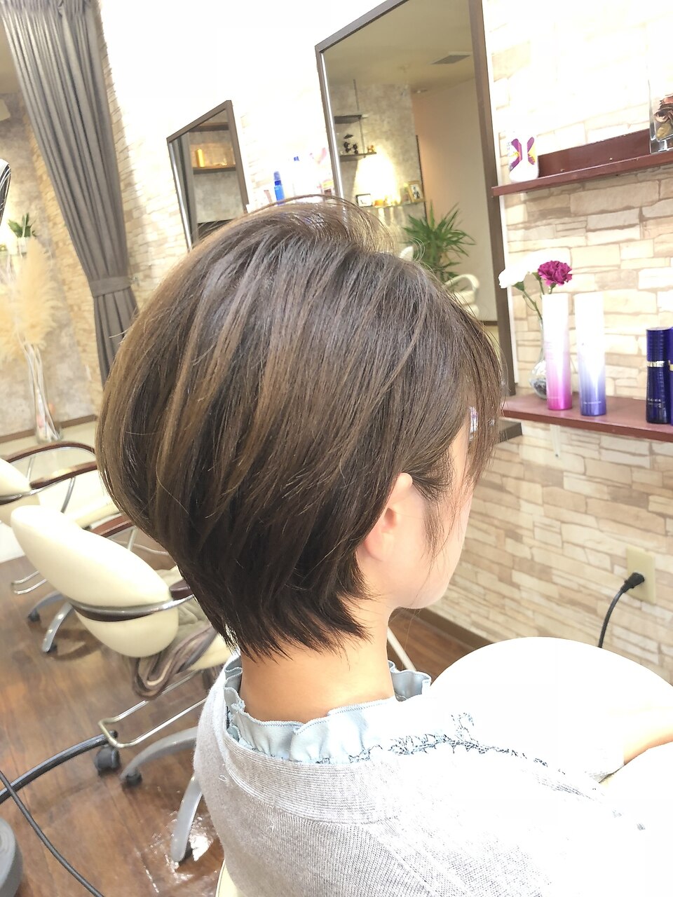 定価176,000円！ハイベル　あごボブ前髪あり　ヘアピース　着用画あり！ buuchan717 赤味のあるブラウンに♡ #ヘアカラー #SHIMA