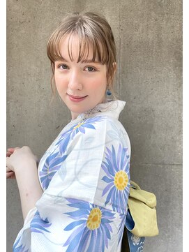 ゼンコー 国分寺(ZENKO) 【ゼンコー国分寺】浴衣アレンジへア☆紐アレンジ