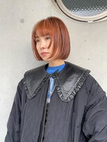 チクロヘアー(Ticro hair) kana - orange highlight