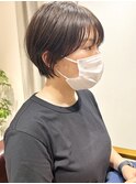 *滝田*似合わせカット大人可愛いショート前下がり前髪顔まわり