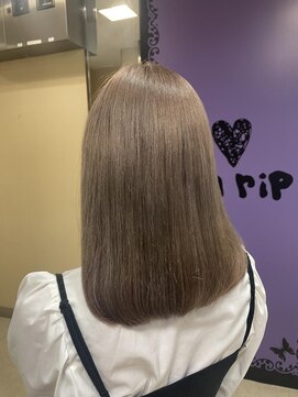 アンリップ ジー(salon unripＧ) h.i #ミルクティーアッシュ