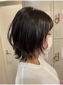 ウルフなレイヤーボブ