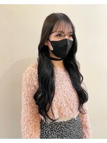 インプルーヴ アートスタイルヘアー(imProve Art style hair) 韓国風♪黒髪シールエクステスーパーロング