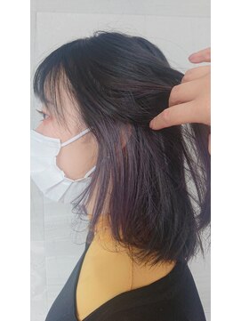 サロン Salon アイ アート インナーカラー シルバーパープル