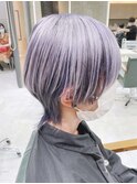 アシンメトリーウルフカット☆アッシュグレージュ　DAYS 中村