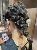 エン バイ ヘアーリーフ 西田辺店(EN by Hair Leafy)&nbsp;ヘアセット/ヘアアレンジ/結婚式/ハーフアップ/お呼ばれヘア