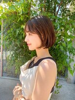 アンバー 池袋(amber)&nbsp;切りっぱなしボブ/美髪/ピンクブラウン[池袋駅]