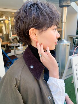 ナループロアボタン(Nalu pu loa BOTAN) ショート　ショートパーマ　癖毛風パーマ　パーマ