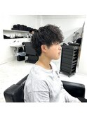無造作ツイストスパイラルパーマ