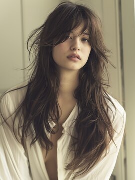 アルトリスト(Altruist Aging×HAIR&SPA) ★ダークアッシュ大人ガーリーボブ着物ミディアムレイヤーカット