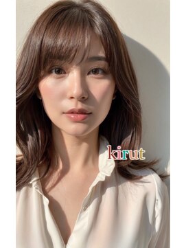 キルト(kirut) レイヤースタイルで韓国風セミロング