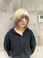ワンズミラー 原宿(ONE'S MIRROR) ブロンド／デザインカラー/裾カラー／原宿美容室
