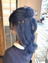 アヴァンス 天王寺店(AVANCE.)&nbsp;ハイトーンカラー×サファイヤブルー