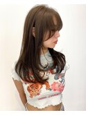 小顔レイヤーカット/ミディアムレイヤー/レイヤーロング