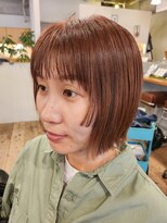フクノカミ&nbsp;Orangebeige×minibob+accent