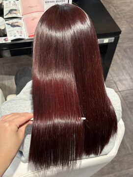 アンドバイモードケイズ (and by MODE K's) ブリーチなしダブルカラー/チェリーレッド