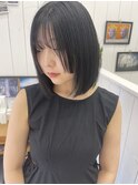柔らかボブ×ナチュラル姫カット