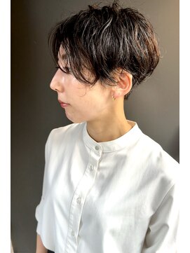 ラウンジ モリオ イケブクロ(Lounge MORIO Ikebukuro) 20代30代刈り上げショート刈り上げマッシュショートパーマ池袋