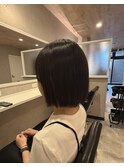 切りっぱなしボブ