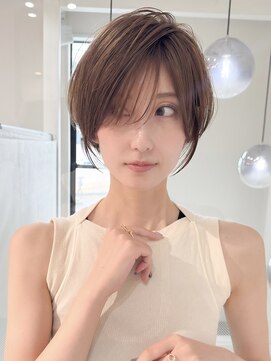 ロンドエニカ 大宮(Lond enika) ミニウルフレイヤーカット顔周り前髪韓国ショートボブ/大宮