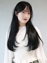 リアン バイ キートス(Lien by kiitos)&nbsp;似合わせレイヤーカット/前髪カット/ブルーブラック