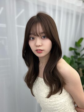 アマトウキョウ アユンチェ(AMA TOKYO×AYUNCHE) 韓国スタイル/ナチュラルくびれへア_くびれ巻き_レイヤーカット