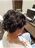 刈り上げパーマショート/スパイラルパーマ/マッシュパーマ