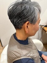 クマ(kuma.)&nbsp;大人可愛い20代30代40代前下がりショートボブ丸みショート◎