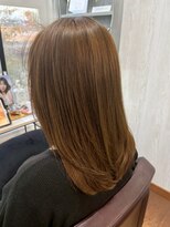 コルテ 倉敷西坂店(CoRte.)&nbsp;美髪ストレート/脳疲労改善/ヘッドスパ/キャラメルブラウン/小顔
