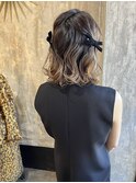 ハーフツインアレンジ