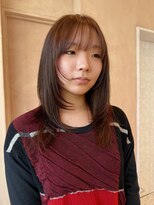 オン キャナルシティ博多前店(on)&nbsp;【晴音】ミディアムレイヤー/ブラウンベージュ/20代