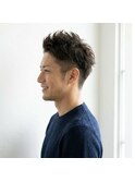 [40代/大人のショート/ツーブロスタイル][麻布十番駅/六本木]