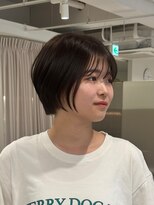 アンフェイス(ann FACE)&nbsp;丸みショートボブ×シースルーバング