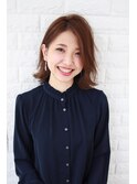 ビームズヘアー ミディアム 外ハネスタイル♪