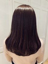 ヘアリゾート粋 リマ 銀座店(lima)&nbsp;パープルブラック+ラベージュ+艶カラー__ワンカール