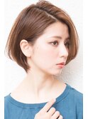 アシメショートエアリーショートグレージュナチュラルボブ