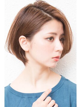 モニカ 西宮北口(Monica) アシメショートエアリーショートグレージュナチュラルボブ