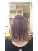 ヘアサロン グランシー(Hair Salon Gransea)&nbsp;【透明感カラー】ハイトーンピンクグレー