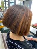 アシンメトリーボブ/20代/30代/40代